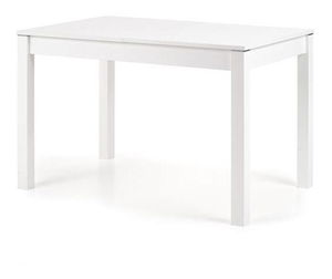 Rozkládací jídelní stůl 118-158 cm Mauric (bílá) (pro 4 6 osob)