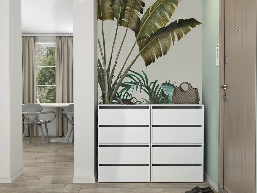 Botník (skříňka na boty) Metido 1 (bílá)