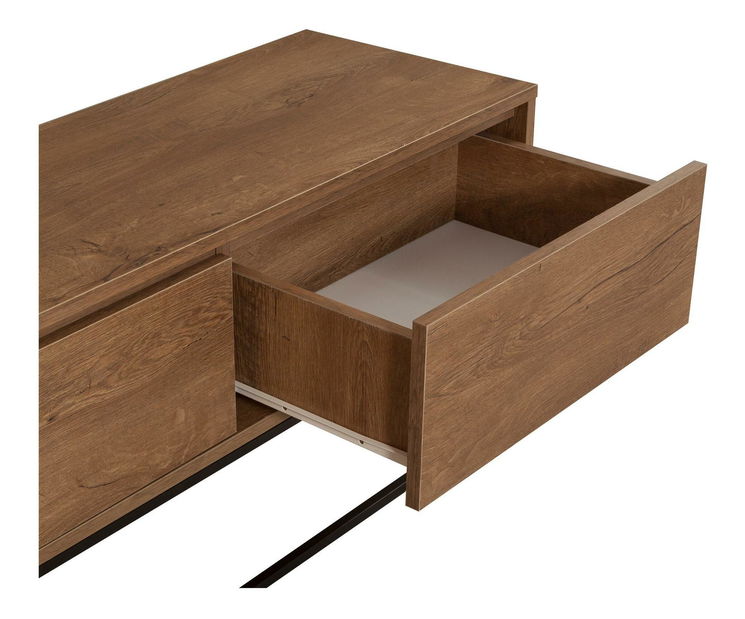 Sada nábytku do obývacího pokoje Laxi 19 (ořech + černá)