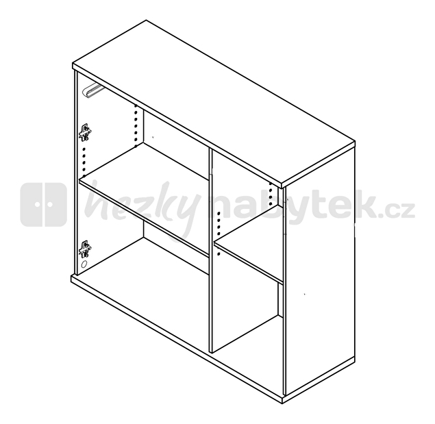 Komoda Roxi DXK 22 olše