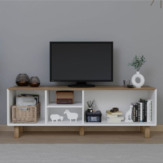 TV skříňka Bohema (bílá)