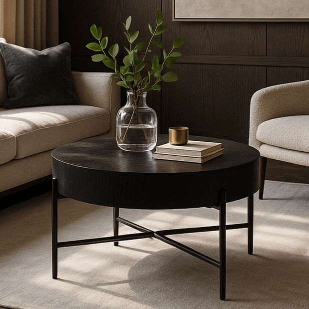 Konferenční stolek Blandos (černá)