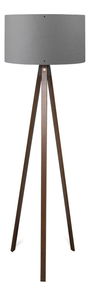 Stojanová lampa Amorekko 3 (šedá + hnědá)