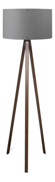 Stojanová lampa Amorekko 3 (šedá + hnědá)