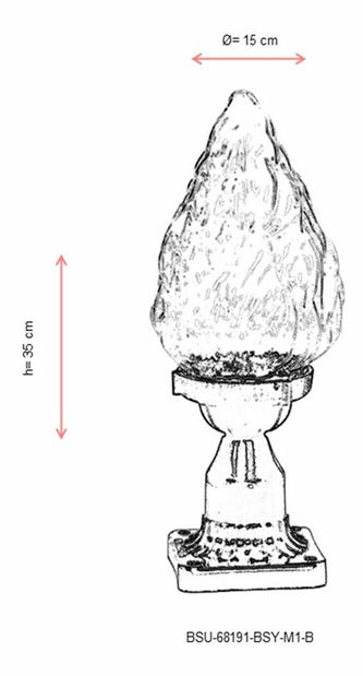 Venkovní nástěnné svítidlo Belinda (černá)