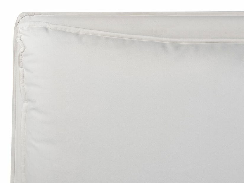 Manželská postel 160 cm Berit (bílá) (s roštem) (s úl. prostorem)