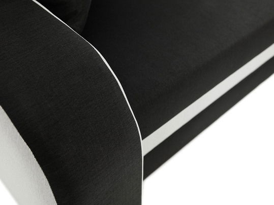 Rohová sedačka Delmur (krémová) (s úl. prostorem)