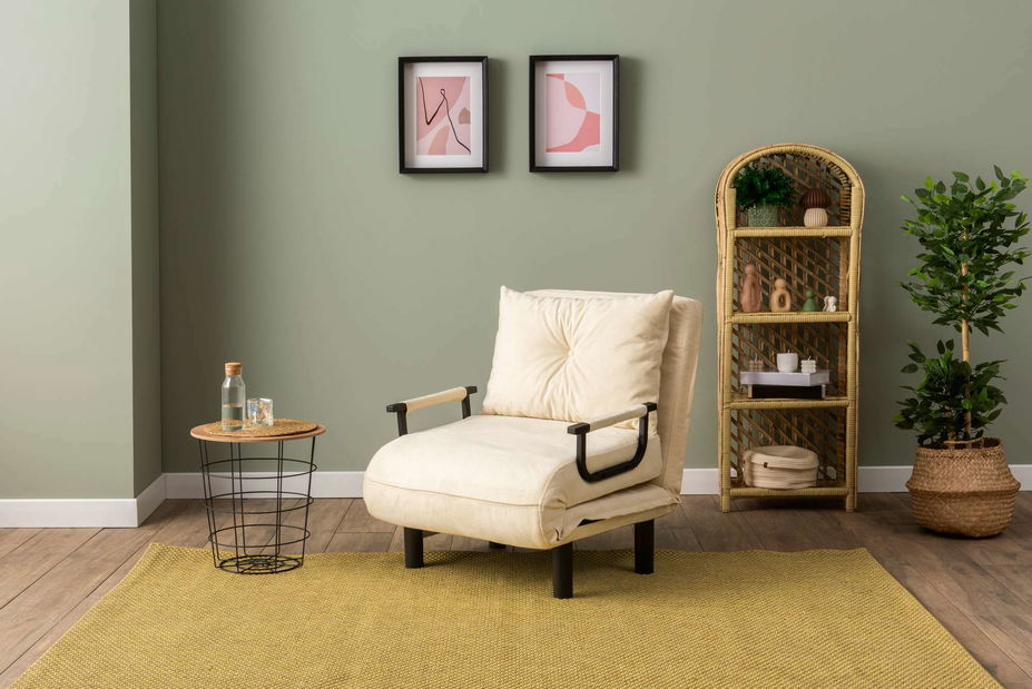 Křeslo Sentimento (krémová)