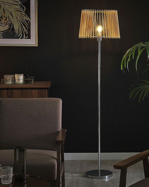 Stojanová lampa FARAGO (světlé dřevo)