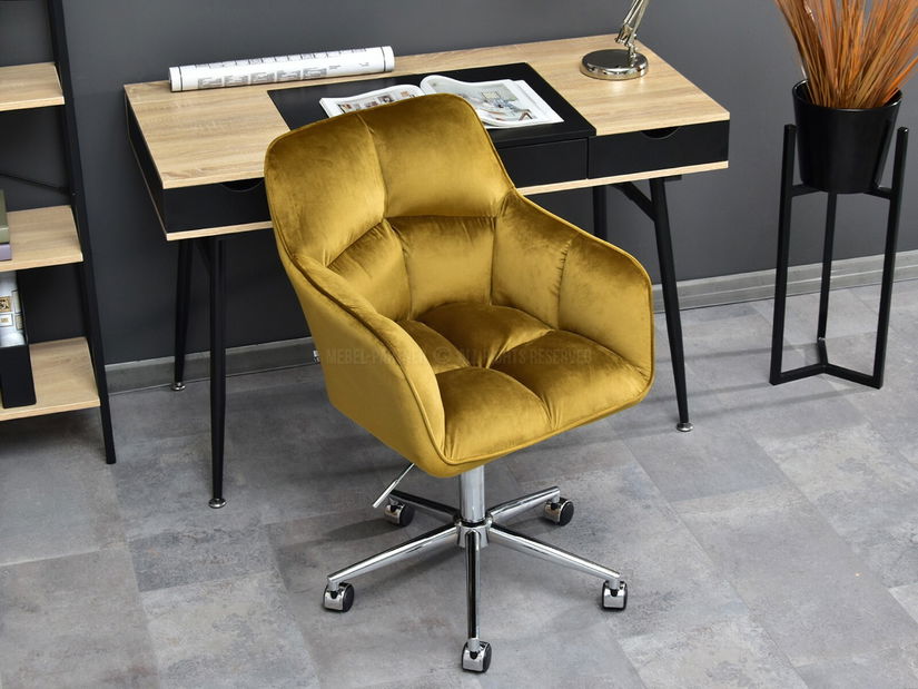 Křeslo Island (zlatá + zlatá)