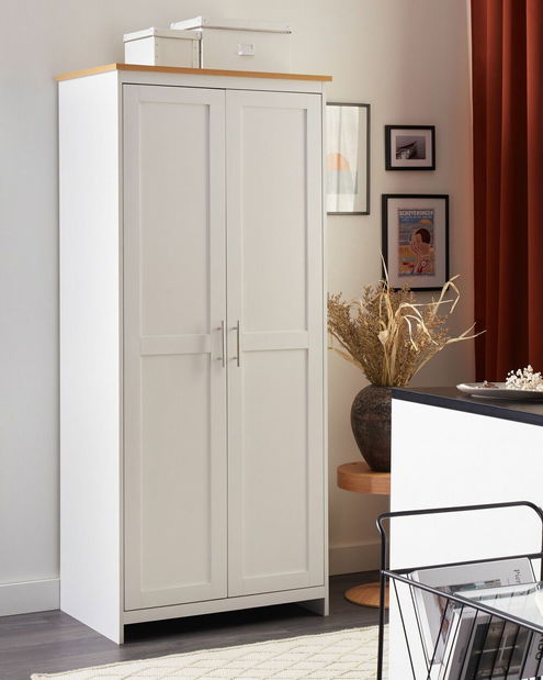 Šatní skříň Sidni (bílá)