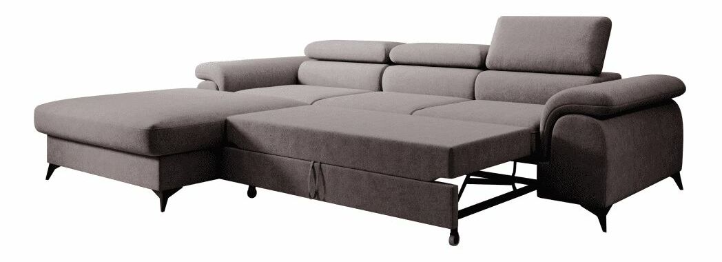 Rohová sedací souprava FORTY (hnědá)