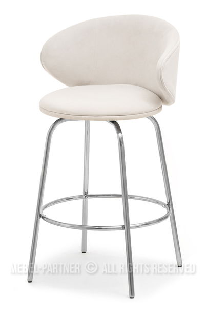 Židle Jared (krémová + zlatá) *bazar