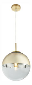 Závěsné svítidlo Varus 15856 (moderní/designové) (zlatá + průhledná)