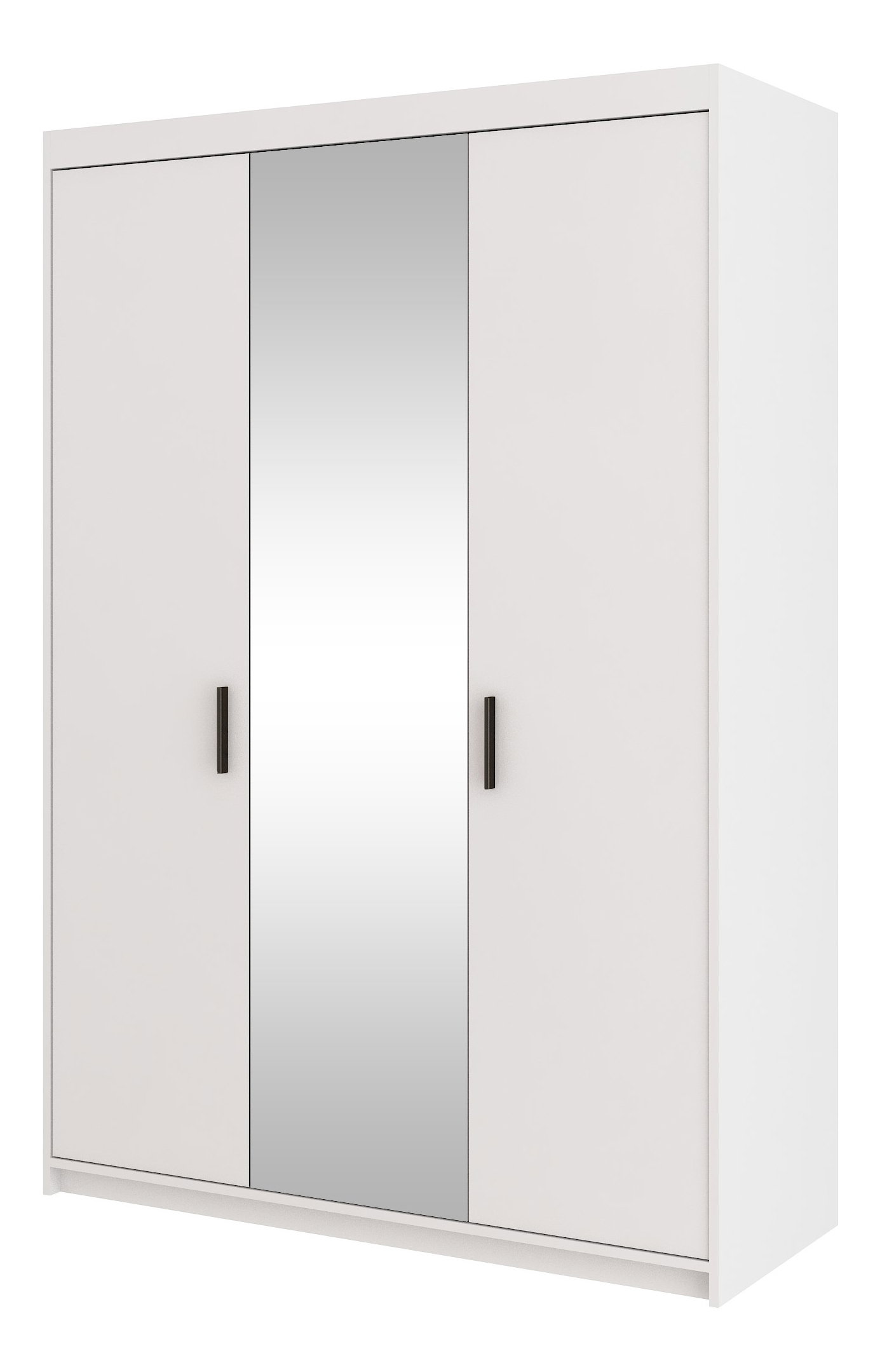 Šatní skříň se zrkadlom Elanor II (bílá)