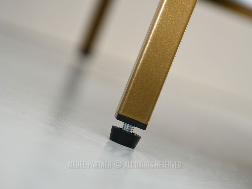 TV stolek/skříňka Soren Rtv (černé dřevo + zlatá)