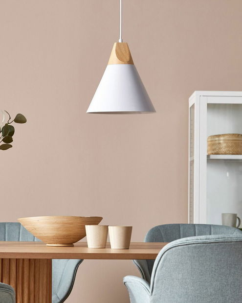 Závěsná lampa Albacete (bílá)