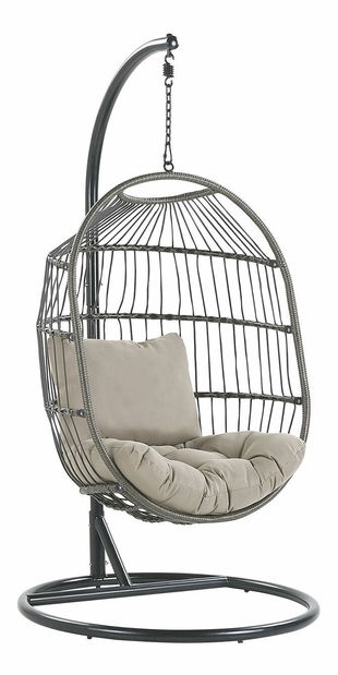 Závěsné křeslo Aslaug (černá)