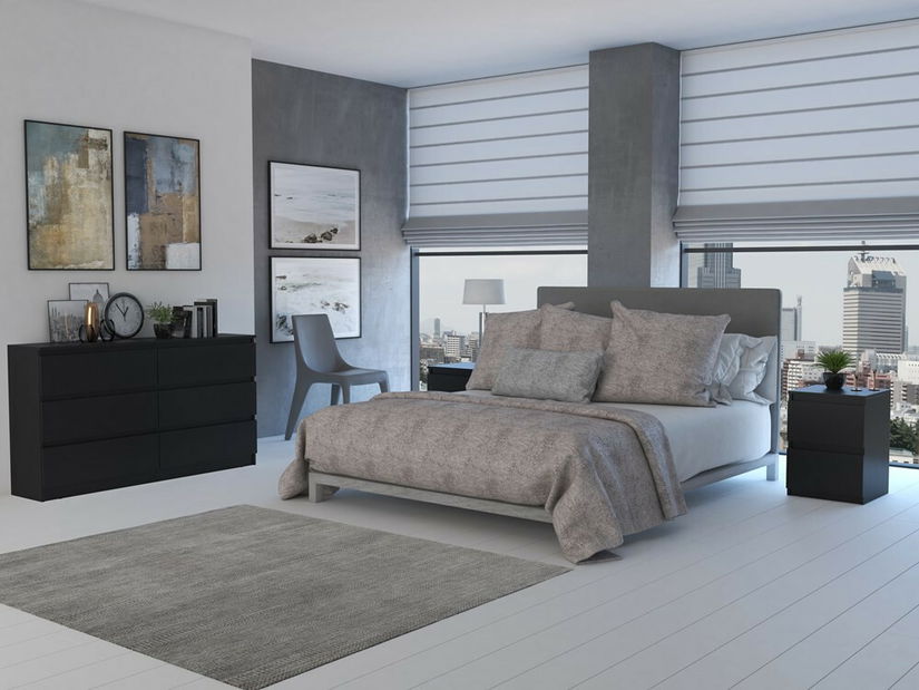 Komoda Musecalo 6 140 (černá)