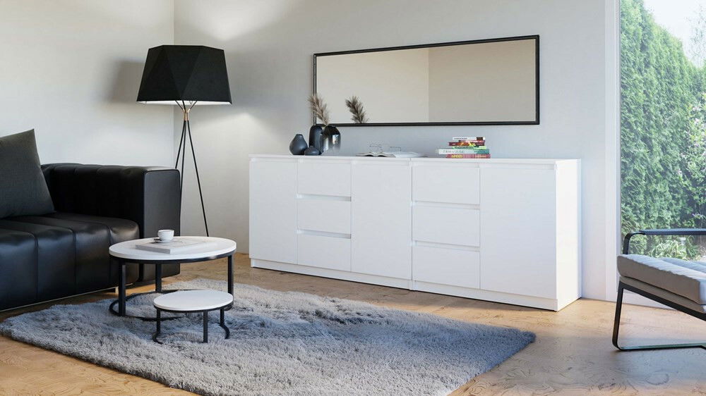 Set 2ks. komod Cervantina 1 (bílá)