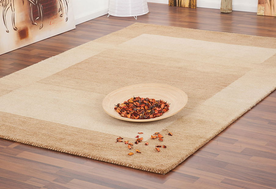 Ručně vázaný koberec Gabbeh 550 Beige (160 x 230 cm)