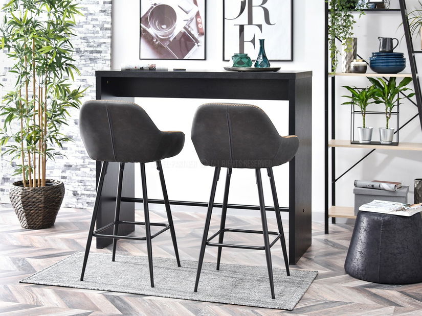 Židle Helena (grafit + černá)