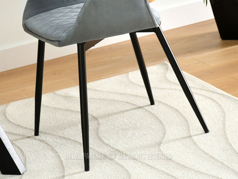 Židle Morgana (dub šedý + černá)