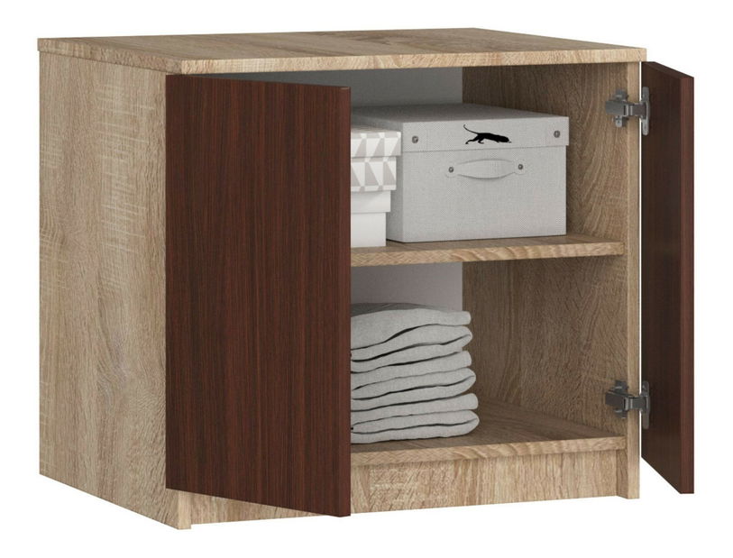 Nadstavba na skříň Sashka II (dub sonoma + wenge)