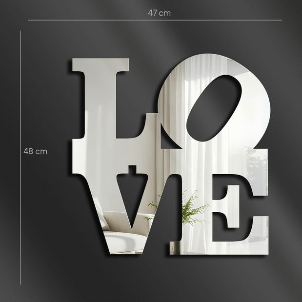 Zrcadlo Ozi 2 (stříbrná )