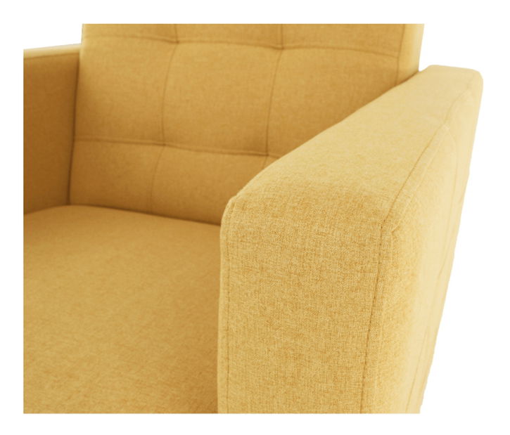 Křeslo Armendia (hořčicová) *výprodej