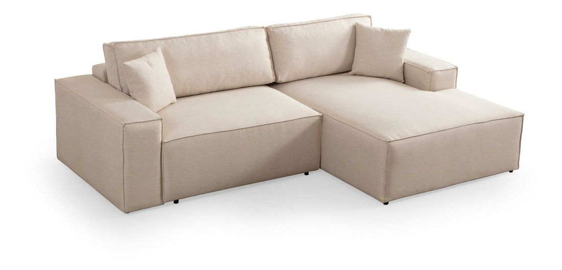 Rohová sedačka Pirlofenzza (s úl. prostorem) (P) (ecru)