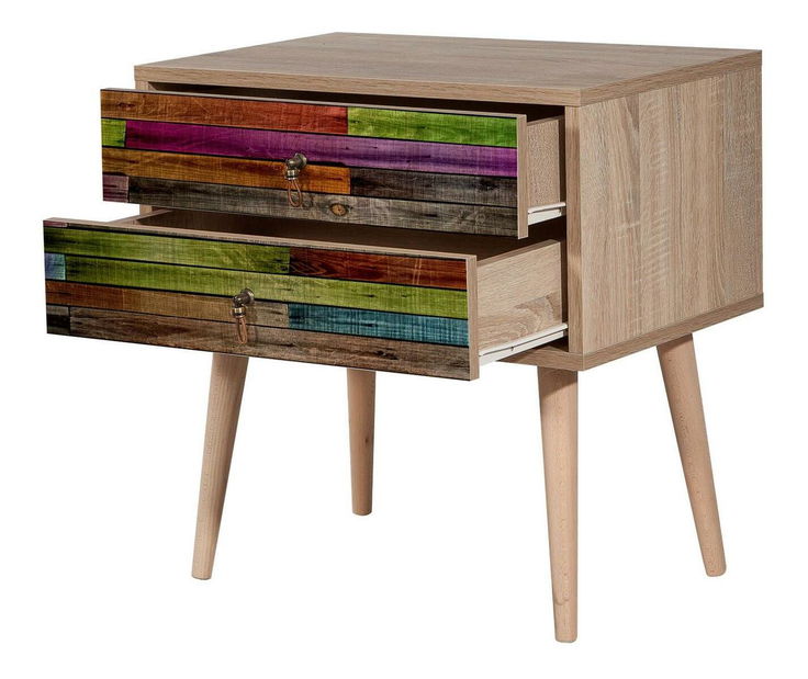 Noční stolek Sopatu 14 (dub sonoma)