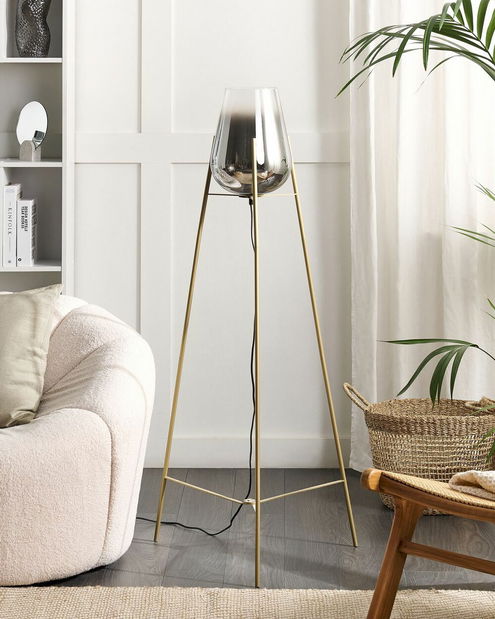 Stolní lampa Menza (zlatá)