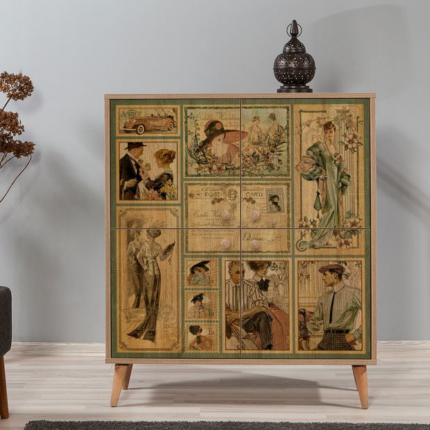 Skříňka Maluxe (Dub sonoma)