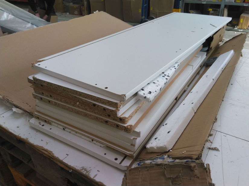 Kombinovaná komoda Claudia 1 3T 2S (bílá) *bazar