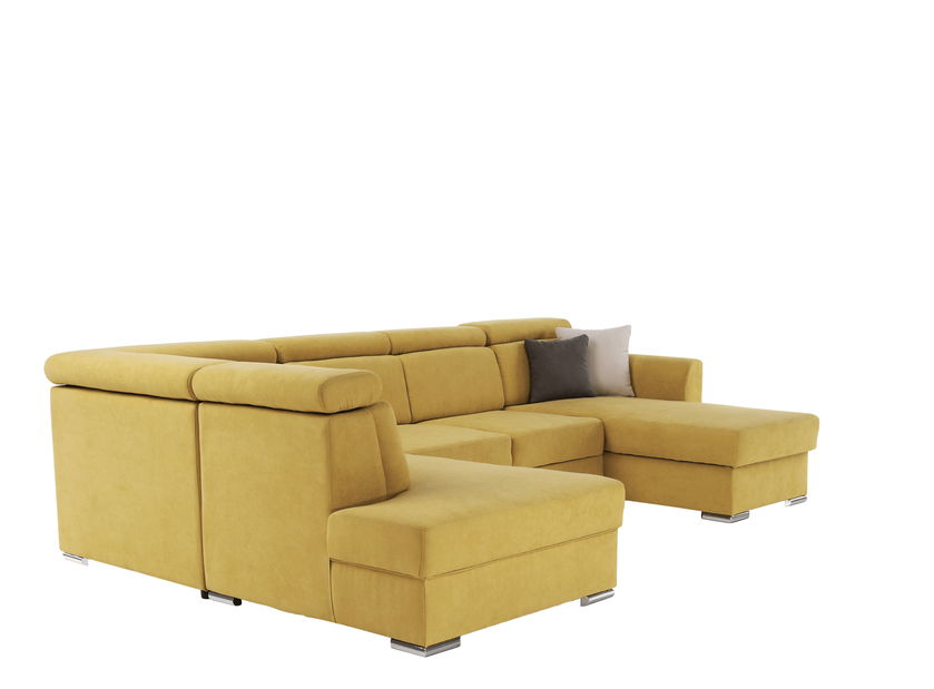 Rohová sedací souprava U Maidstone (žlutá) (L)