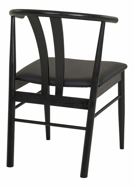 Jídelní židle Asitina (černá)