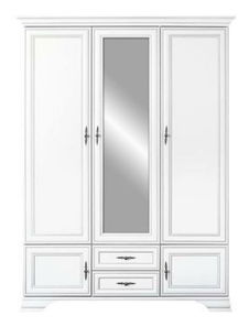 Šatní skříň Kuito SZF5D2S (alpská bílá)