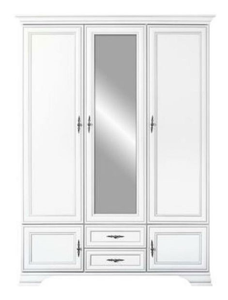 Šatní skříň Kuito SZF5D2S (alpská bílá)