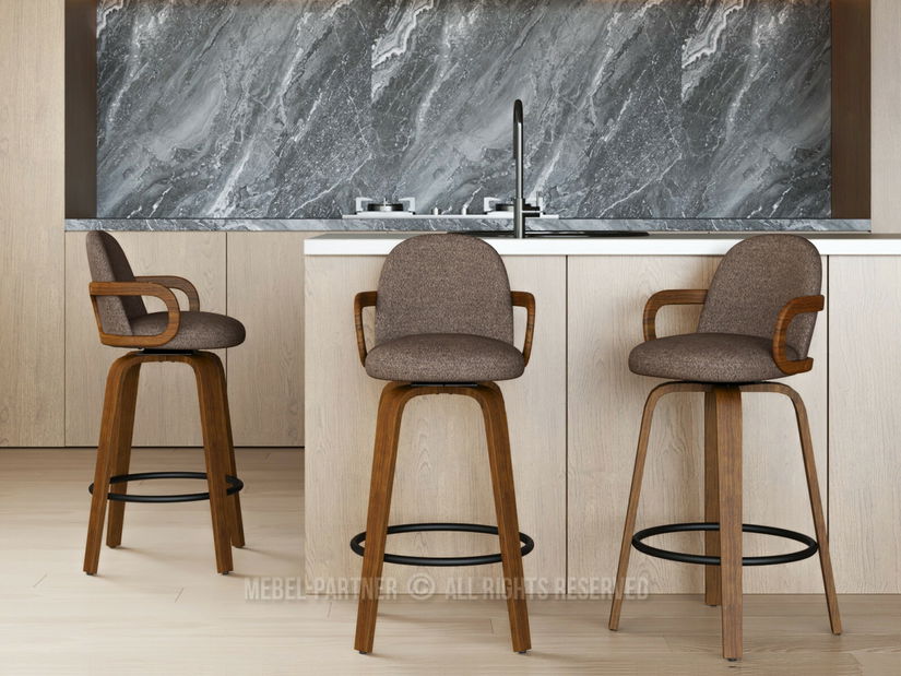 Barová židle Martindeles (hnědá)