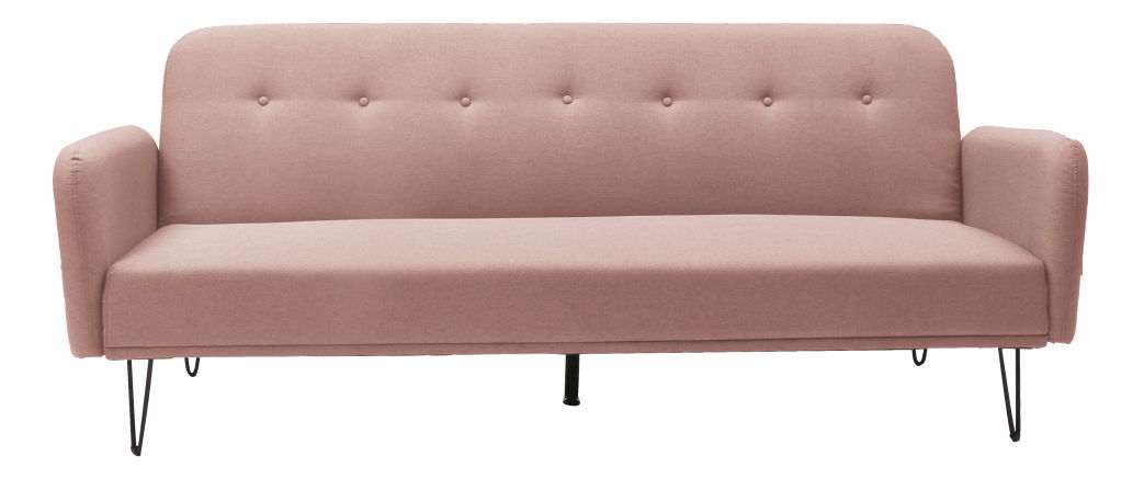 Rozkládací pohovka Pulsiana (růžová)