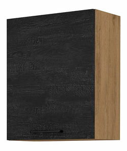 Horní kuchyňská skříňka Virion 60 G 72 1F (dub lancelot + tmavé dřevo)