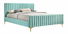 Manželská postel 160 cm Karilla (s roštem) (neo mint)