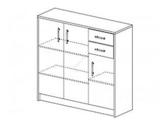 Botník (skříňka na boty) Eltas 7 (dub sonoma)