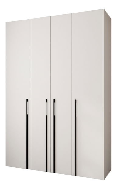 Šatní skříň 170 cm Carmela 40-3 (bílá + černá)