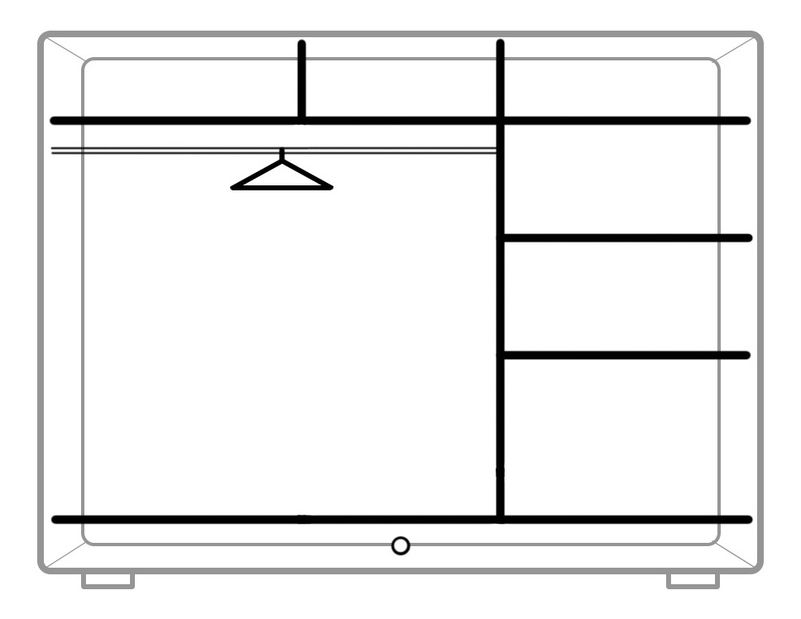 Šatní skříň SF 106