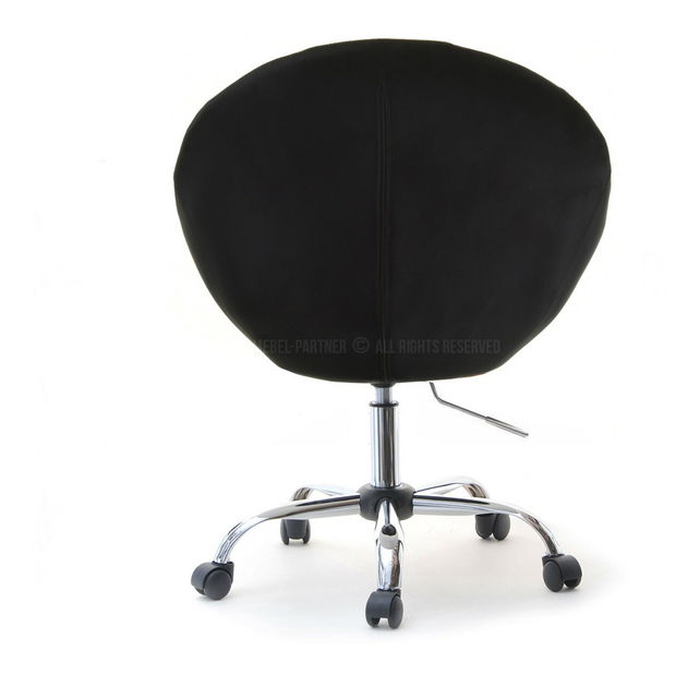 Křeslo Lush 4 (černá + chromová)