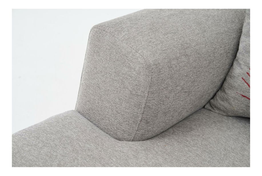 Rohová sedačka Lindasetta (L) (světle šedá)