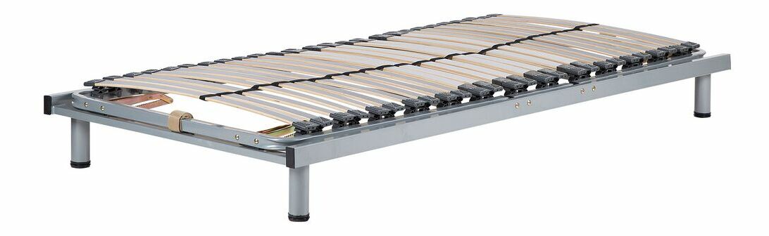 Set 2 ks. lamelových roštů 200x180 cm COMENDO (dřevo) (stříbrná)