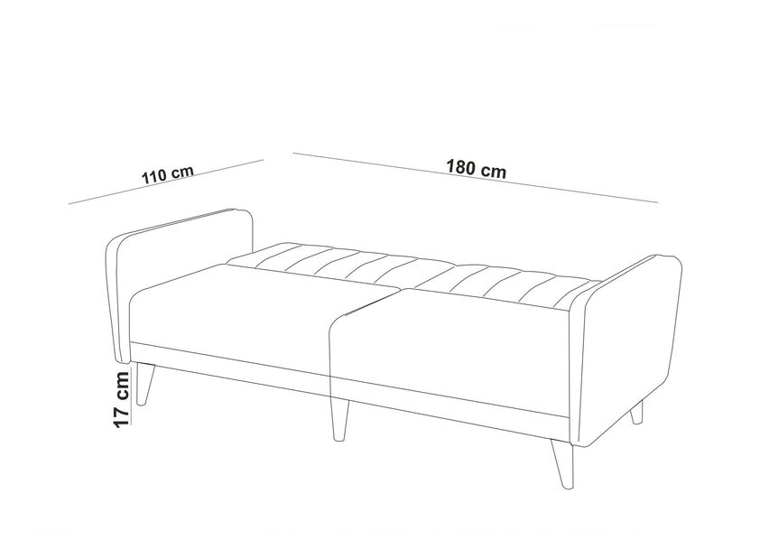 Sedací souprava 3+1 Acanti (Tmavá šedá)